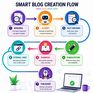 Smart blog creation flowchart